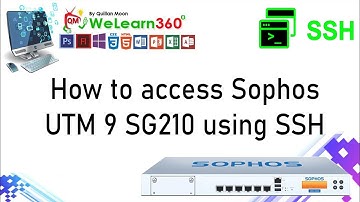 How to access Sophos UTM 9 SG210 using SSH