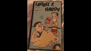 Closing of Laurel and Hardy Cartoons Vol 2 Early 1980's VHS