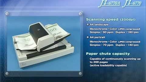 Fujitsu fi-6770A image scanner