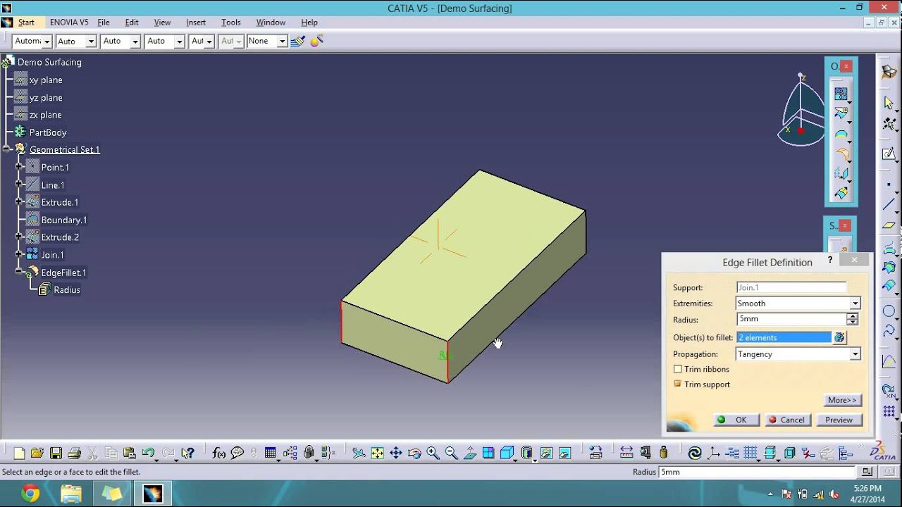 CATIA Advance Surfacing Tutorial #1 - YouTube