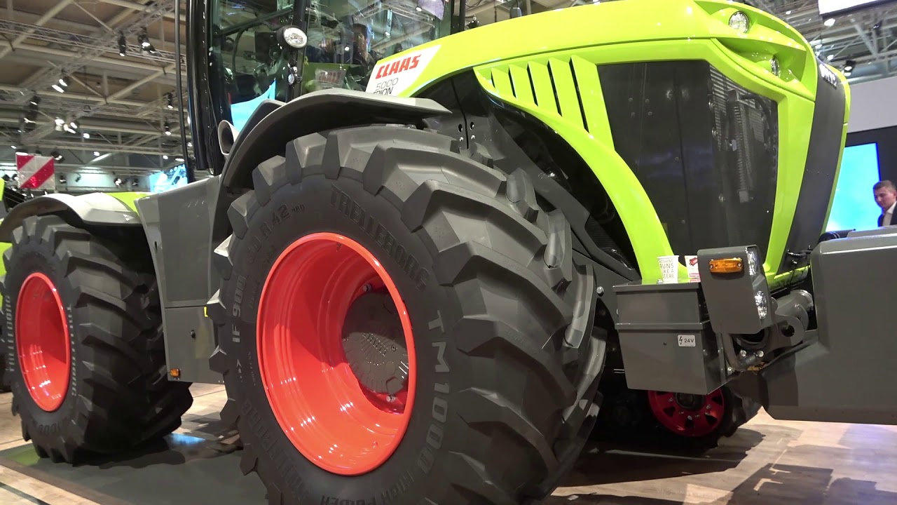 The 2020 CLAAS XERION 5000 HUGE TRACTOR - YouTube