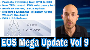 EOS Mega Update Vol 9: Proxy voter info, Projects switching from Ethereum to EOS, Where