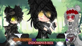 Jwjp Dinosaurs React To King Kong Vs Giganotosaurus & Indominus Rex