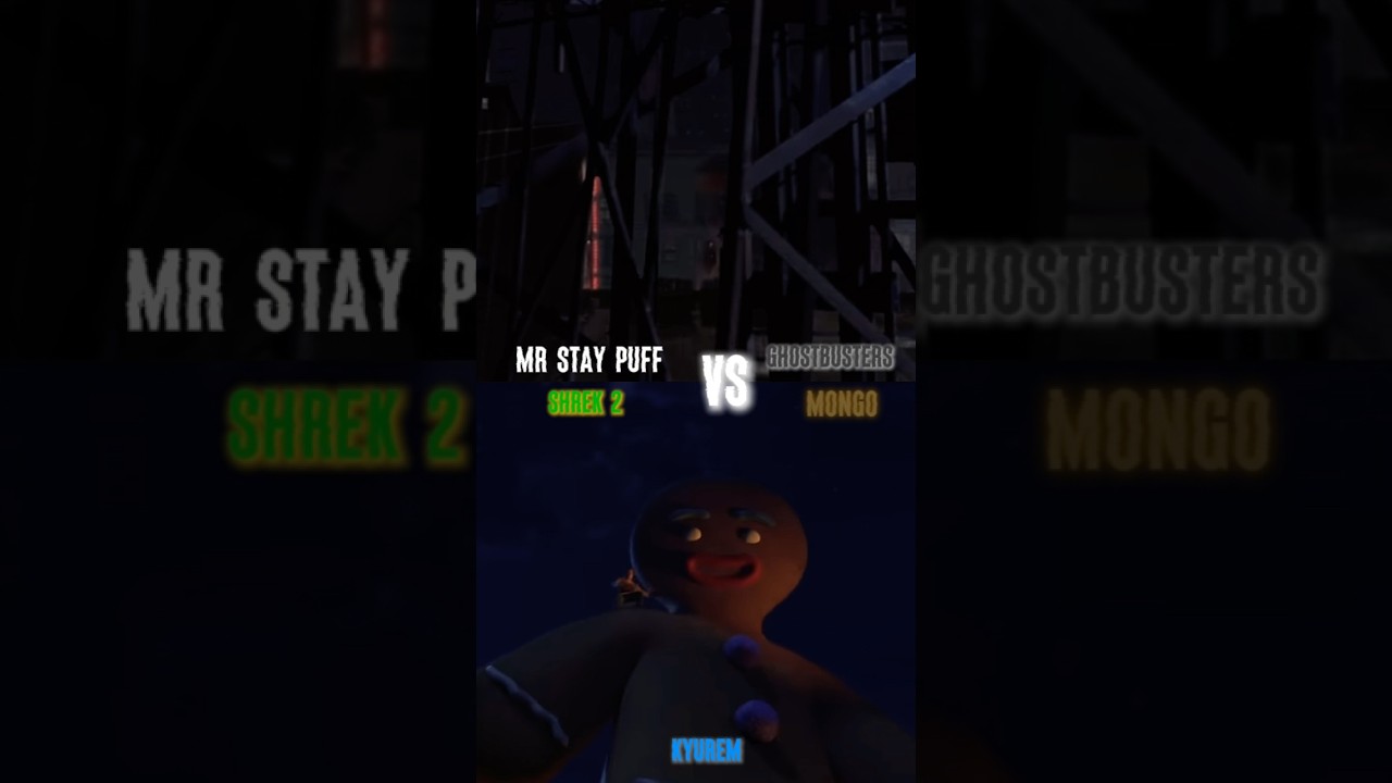 The stay puff marshmallow man vs Mongo