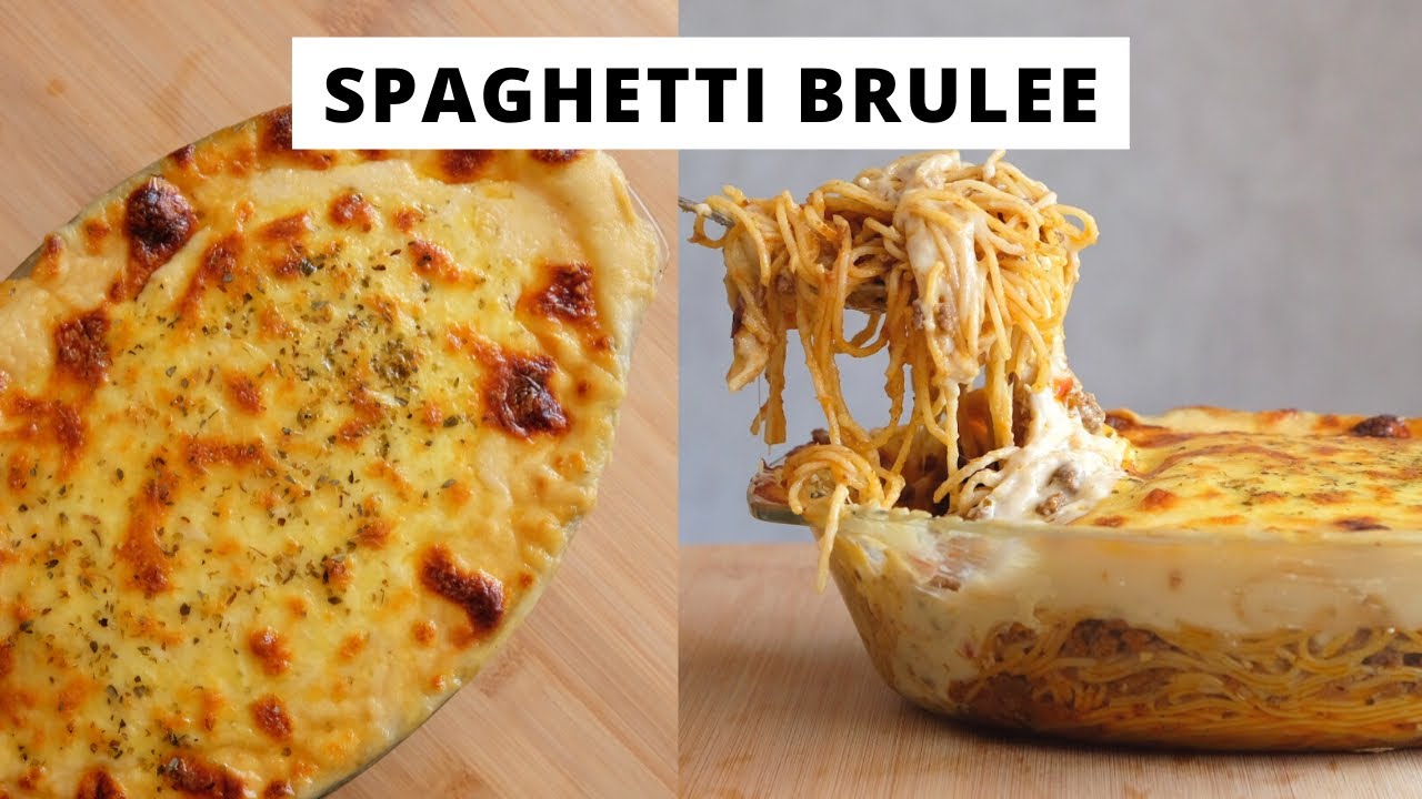 BAKED PASTA ALIAS SPAGHETTI BRULEE! YouTube