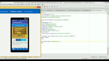 How to get WordPress Post on Android App