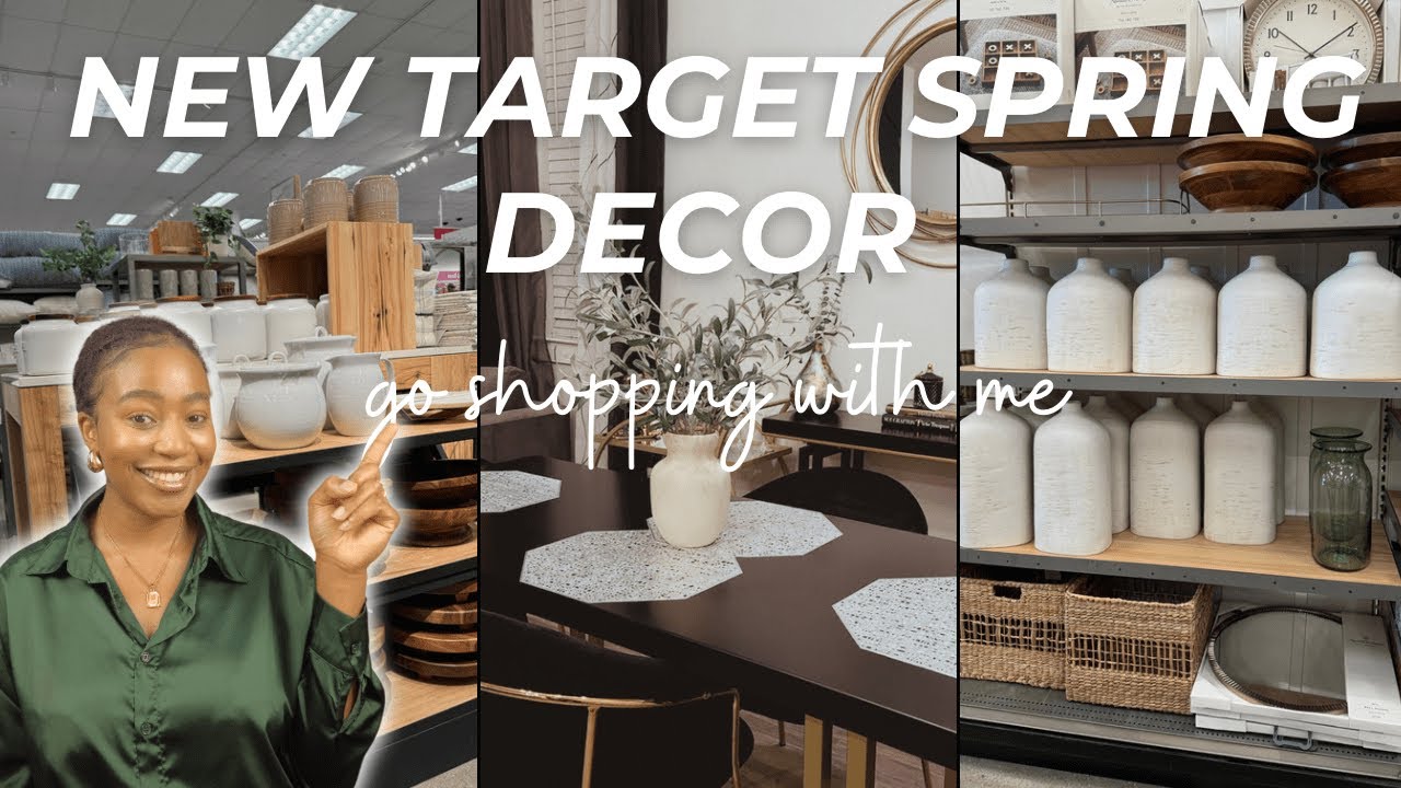 Target Spring Store NEW TARGET SPRING SHOP WITH ME & HAUL | NEW BEGINNINGS | STYLING ...
