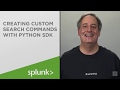 Creating a Custom Search Command with the Python SDK