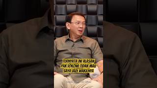 Ternyata Ini Alasan Pak Jokowi Tidak Mau Saya Jadi Wakilnya