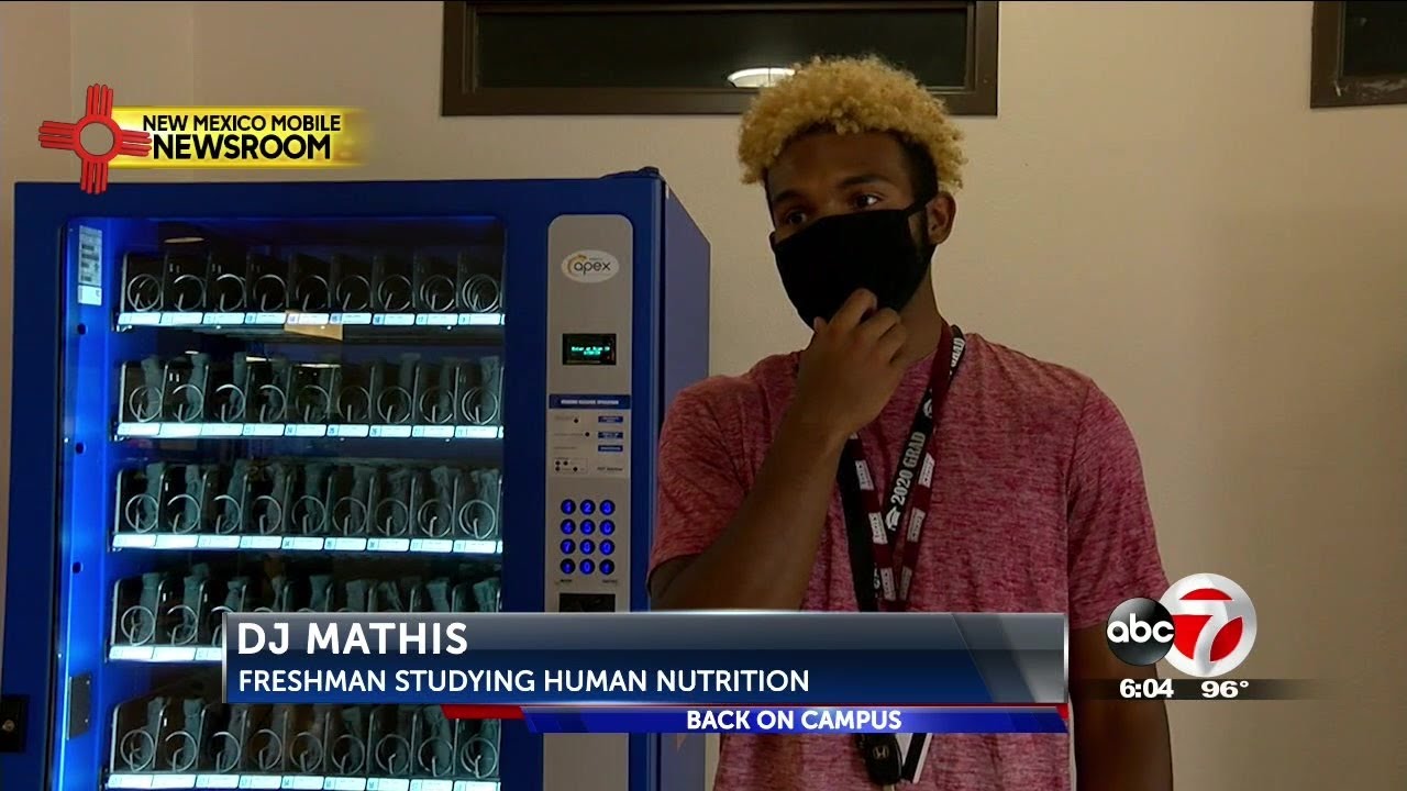 NMSU equips vending machines with masks, hand sanitizer