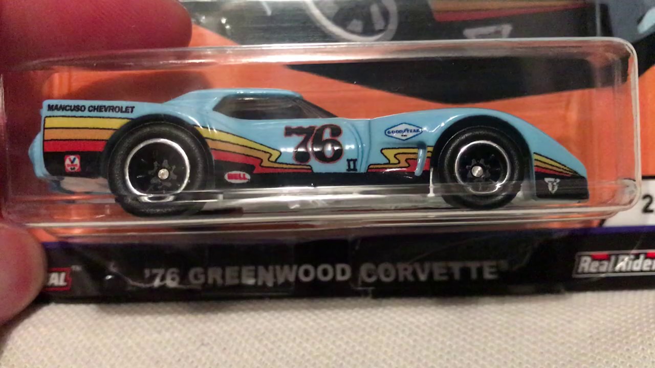 Hot Wheels 1976 Greenwood Corvette (2019 Car Culture - Silhouettes