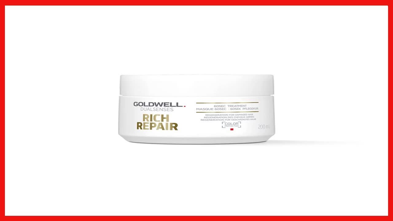 Goldwell Dualsenses Rich Repair Restoring 60sec Treatment 200mL YouTube