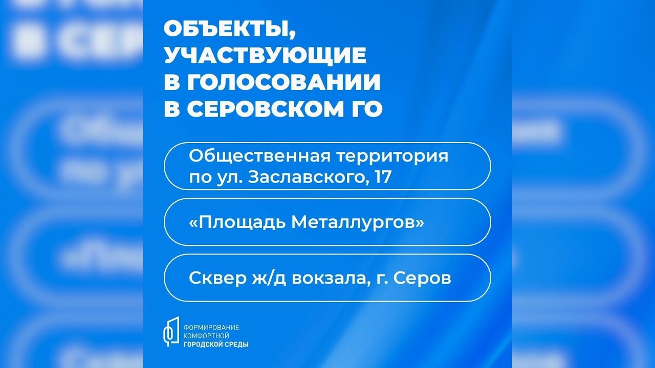 Уже более 15 тысяч серовчан проголосовало за благоустройство городской среды #серовтв #серов