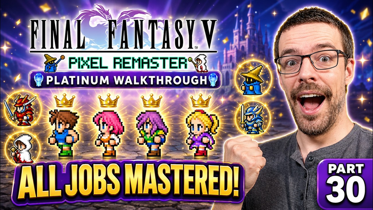 Final Fantasy 5 Platinum Trophy Guide Part 30 – Rift Complete & All Jobs Mastered