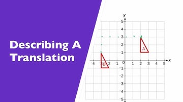 How To Describe A Translation On A Coordinate Grid From Shape A to Shape B Using A Vector