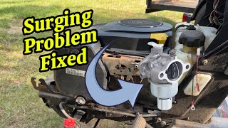 Kohler Courage 20 HP Surging Hidden Carburetor Adjustment Fix