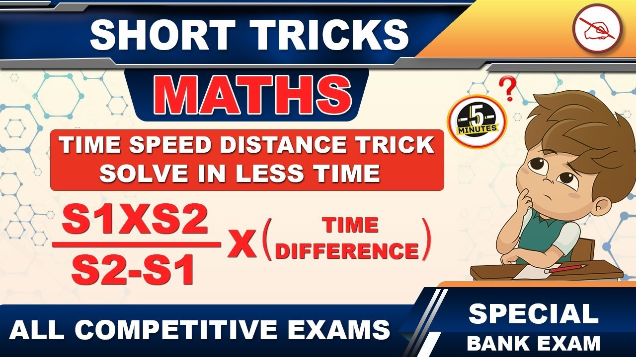 Time,Speed & Distance Short Trick | By Udit Mahendras | Maths | Bank ...