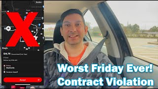 Worst Friday Ever! Got a Contract Violation | Gig Work
