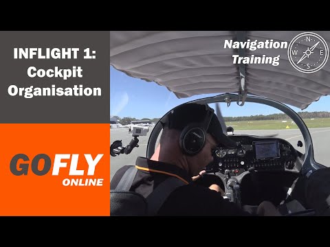 RPL/PPL/CPL Navigation Training lesson 1: Cockpit Organisation And Departing (Inflight)