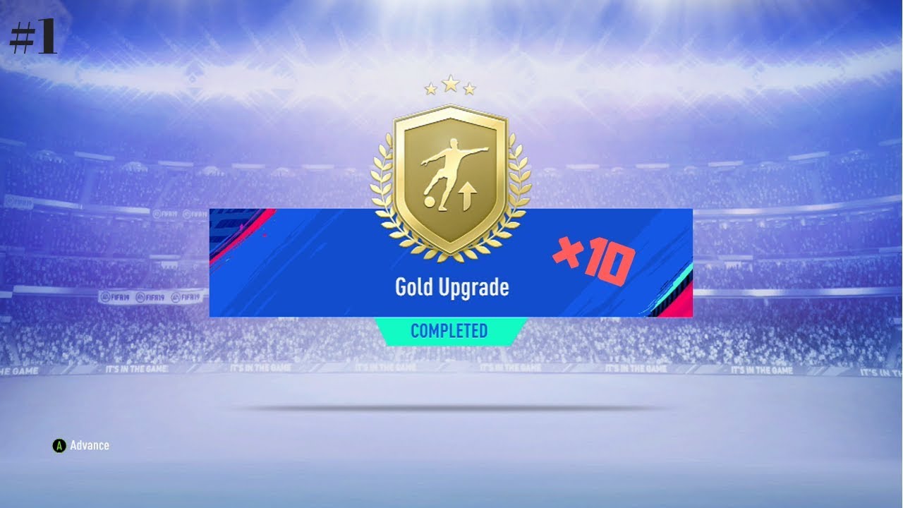 Opening 10 Two Rare Gold Players packs (#1) Loads of Boards and tough discard! FIFA 19!!!