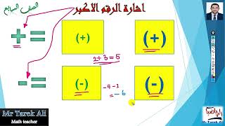 قواعد  و قوانين  الاشارات  الصف السابع وكل الصفوف 2024