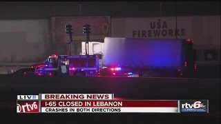 Interstate shut-down: Slick roads play into slide-offs, wrecks along I-65