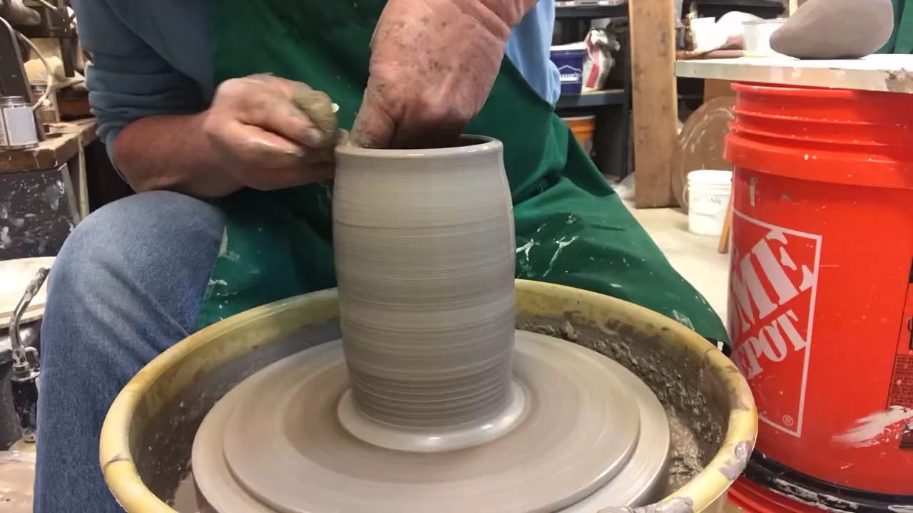 Time lapse Throwing Ceramic Bird Feeders