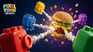 Pixel Town: Cube Blast 3D (by ACTIONFIT) IOS Gameplay Video (HD) screenshot 2
