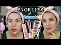 Nothing over 5 from walmart full face makeup look
