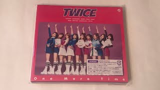 【TWICE】One More Time (A) ［CD+DVD+歌詞ブックレット］＜初回限定盤＞CD開封 unboxing 후기