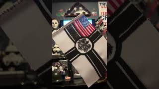 I made my own flag of The American Kaiser Reich 🇺🇸🦅👑⬛️⬜️🟥 ✠︎