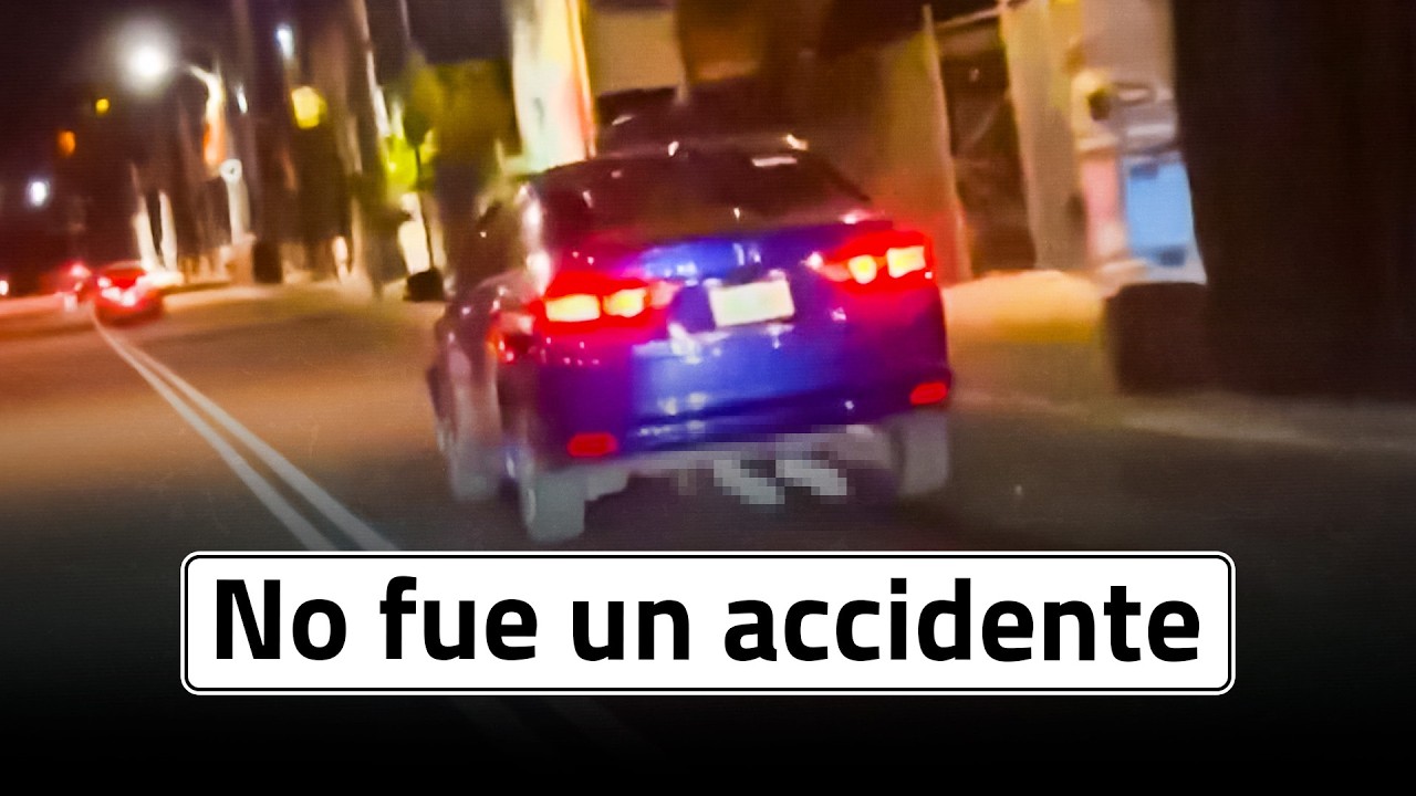 Brutal ataque a motociclista: arrastrado por un auto y dejado a su suerte