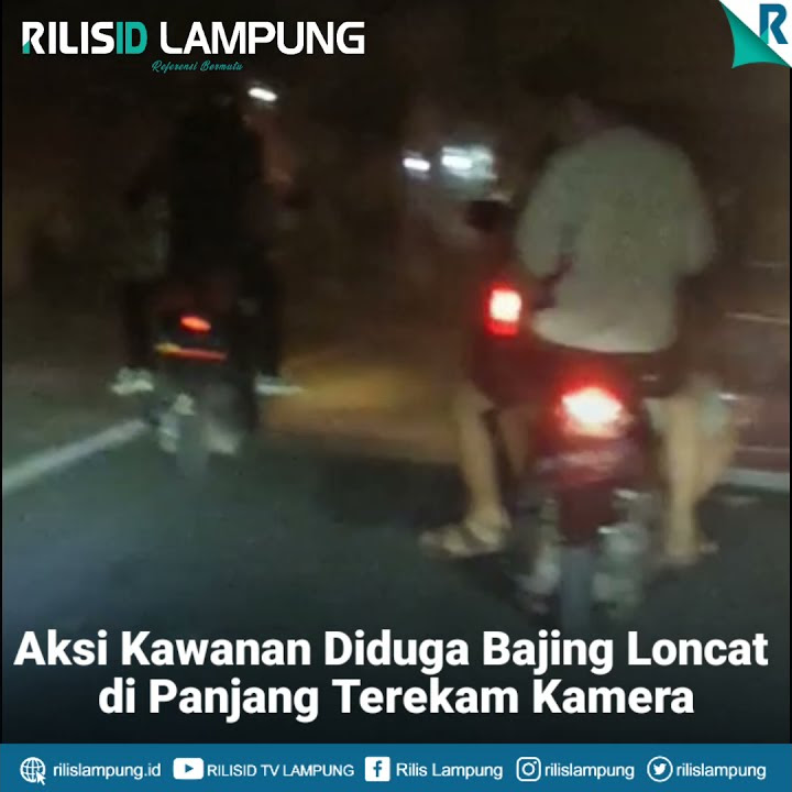Aksi Kawanan Diduga Bajing Loncat di Panjang Terekam Kamera
