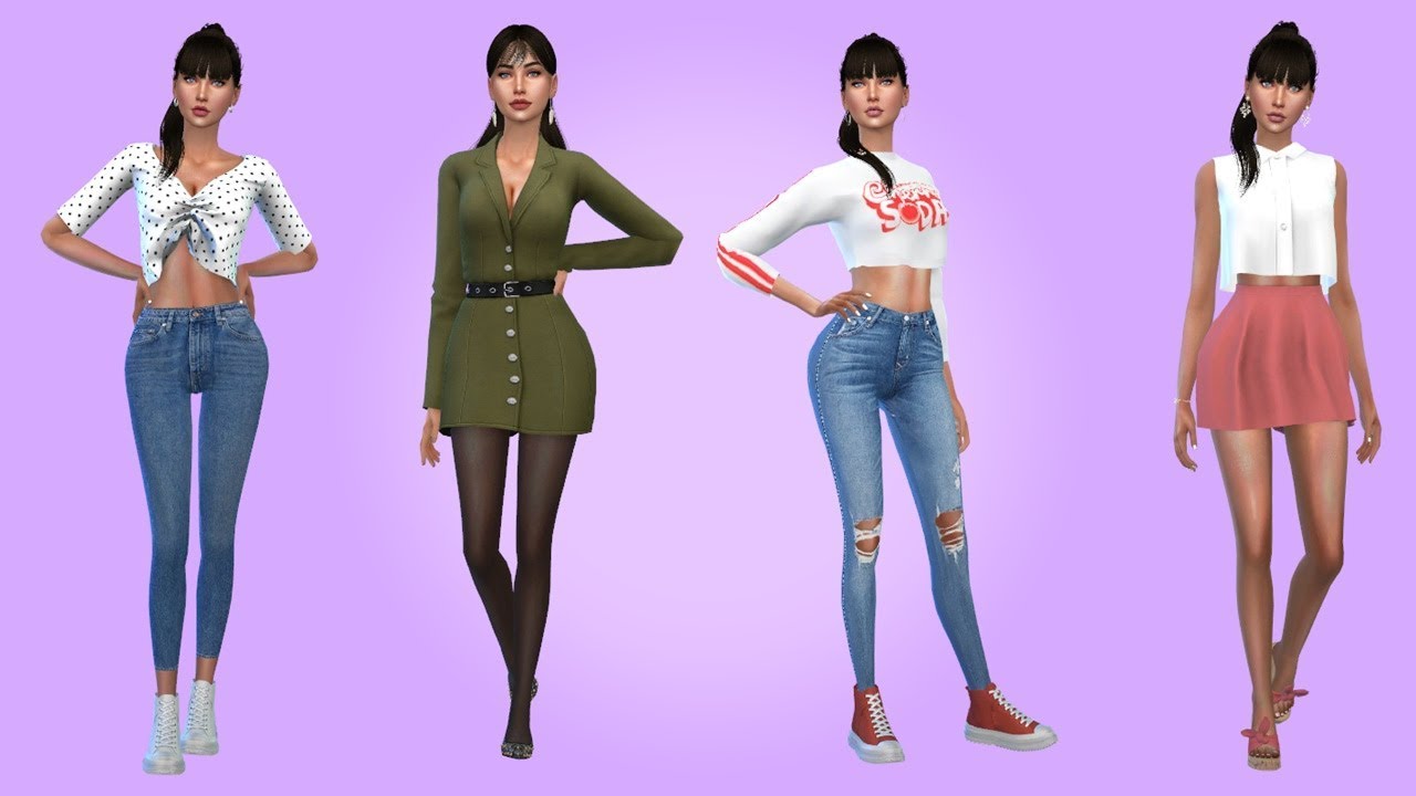 PACK DE CONTENIDO PERSONALIZADO PARA CHICA 👗 💄 SPEED SIMS LOS SIMS 4 - Yo...