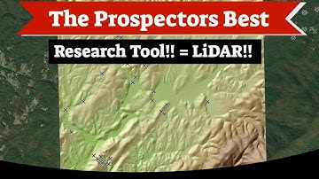 Make your own LiDAR maps for Gold Prospecting, Treasure Hunting and More!!