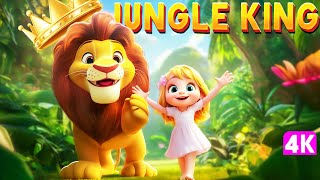 Jungle King Song | #TinyGeniusTV | Animal Songs For Kids screenshot 1
