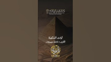 (قال لا تخافا انني معكما اسمع وأرى) بصوت القارئ: محمد ديبيروف | آيات السكينة | تلاوة هادئه وخاشعة