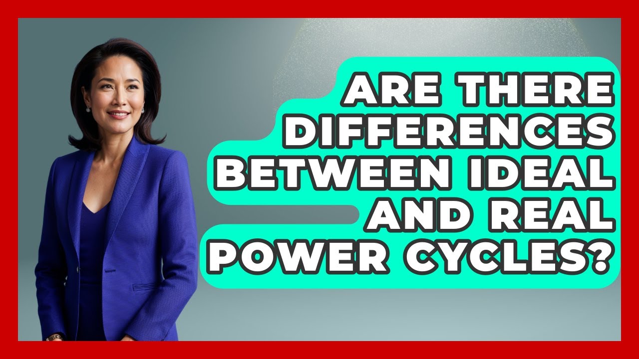 Are There Differences Between Ideal And Real Power Cycles? - Thermodynamics For Everyone