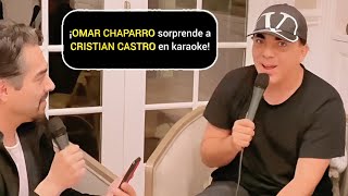 CRISTIAN CASTRO en karaoke junto a OMAR CHAPARRO (2020)