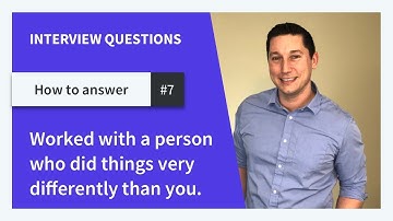 Tell me about a time when you worked with a person who did things very differently than you.