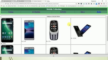 HTML Project - Simple Mobile Store Website 10
