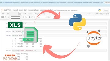 Import file excel ke dalam jupyter notebook dan menampilkan beberapa kolom - Python