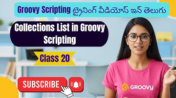 Collections List in Groovy Scripting groovy training telugu 20
