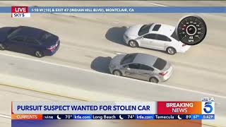 Live Police Chase in L.A
