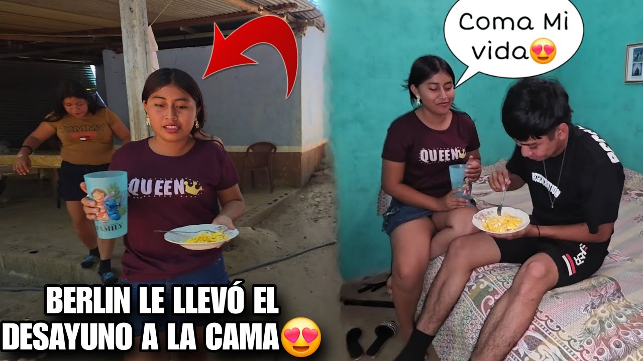 BERLIN Asi Atendió A EDUARDO Muy Enamorada😍Le Llevo El Desayuno Hasta La Cama💞Tienes Que Ver