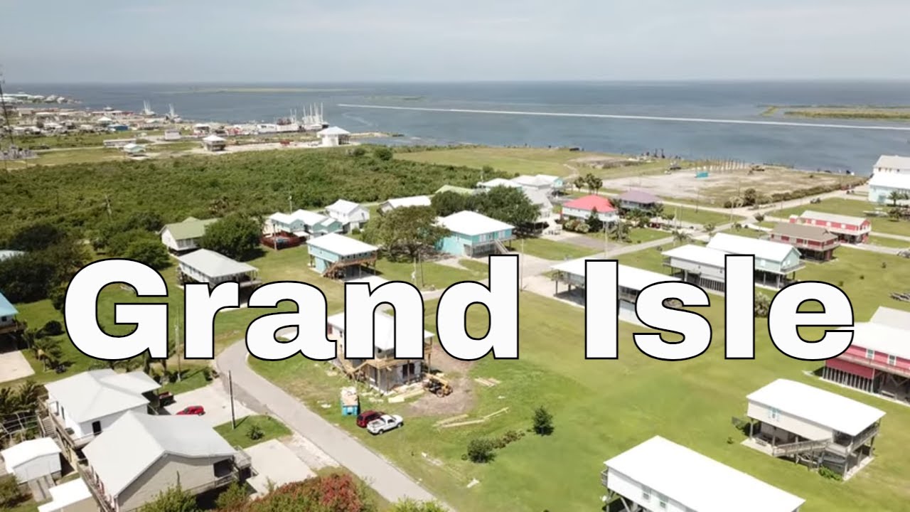 Drone Grand Isle, Louisiana