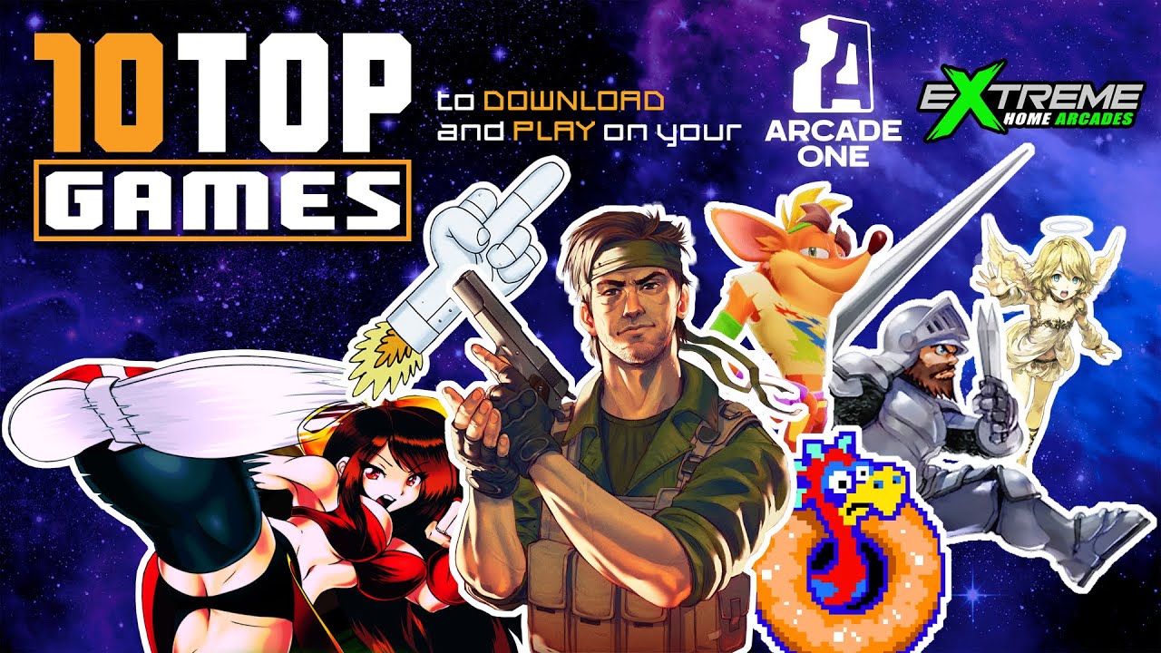 10 TOP GAMES to Download and Play on your Arcade One or Extreme Home