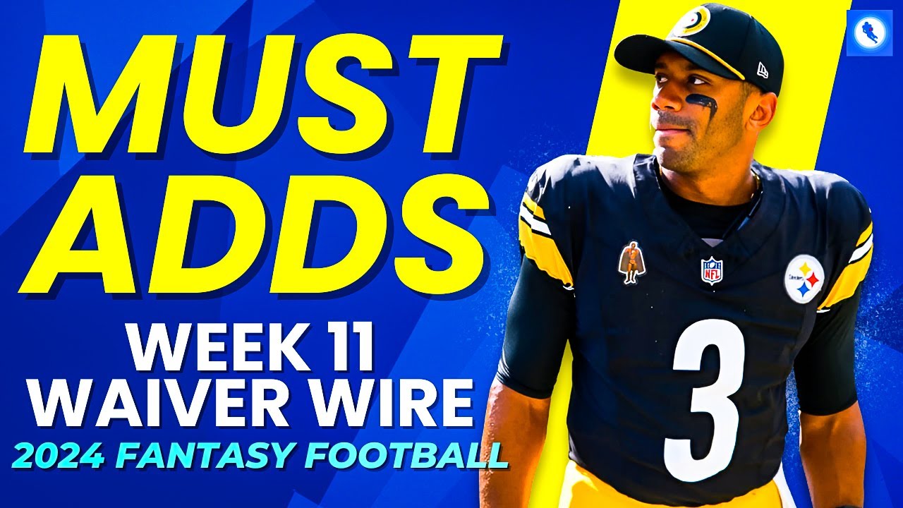 8 MUST ADD Waiver Wire Pickups For Week 11! Fantasy Football 2024