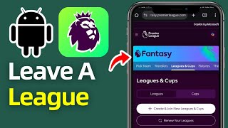 How To Leave A League On Fantasy Premier League | Leave FPL League 2025 screenshot 4