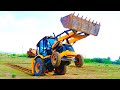 Jcb 3dx Doing Extreme Multiple Stunts | Jcb Stunts | Jcb Experiment | Jcb video | BTC Company 